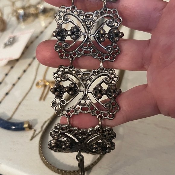 Lot MCM + Costume Jewelry Monet Avon ART unmarked crystal necklace bracelet - Picture 12 of 16